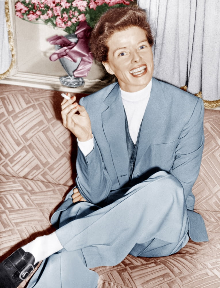 Katharine Hepburn vintage photo print from 1952.