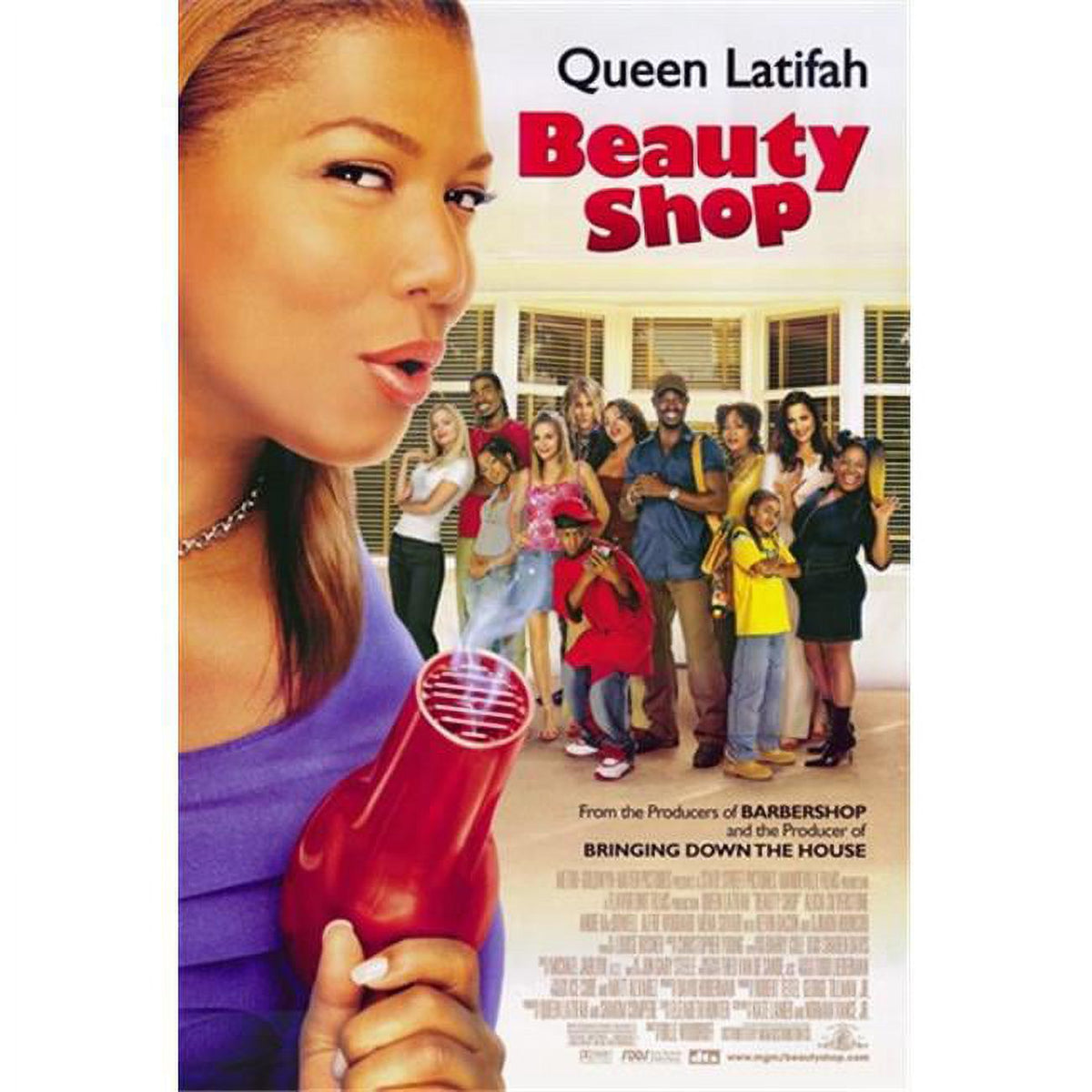 Beauty Shop Movie Poster showcasing vibrant colors and salon theme.