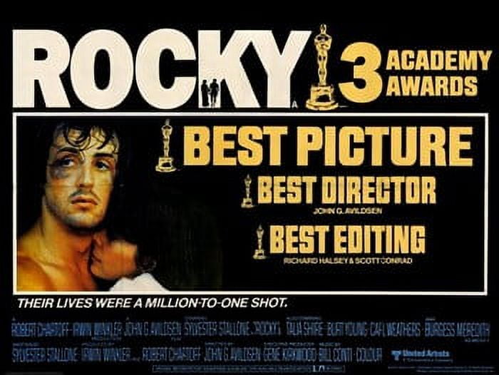Rocky Movie Poster Art Print - Inspirational Film Decor