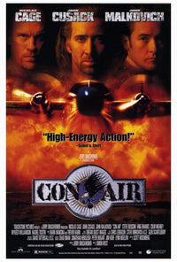 Con Air Movie Poster Print showcasing thrilling action scenes.