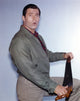Clint Walker Portrait in Green Coat Photo Print