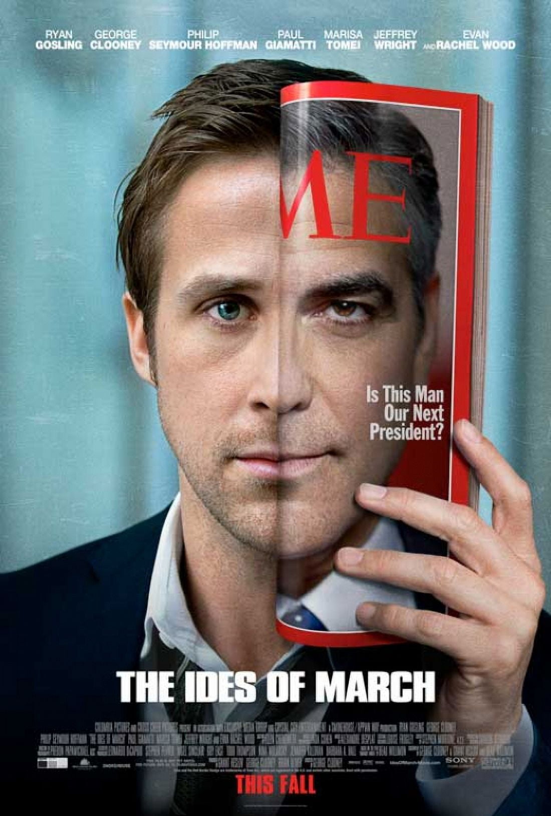 The Ides of March movie poster - 11x17 print featuring dramatic visuals.