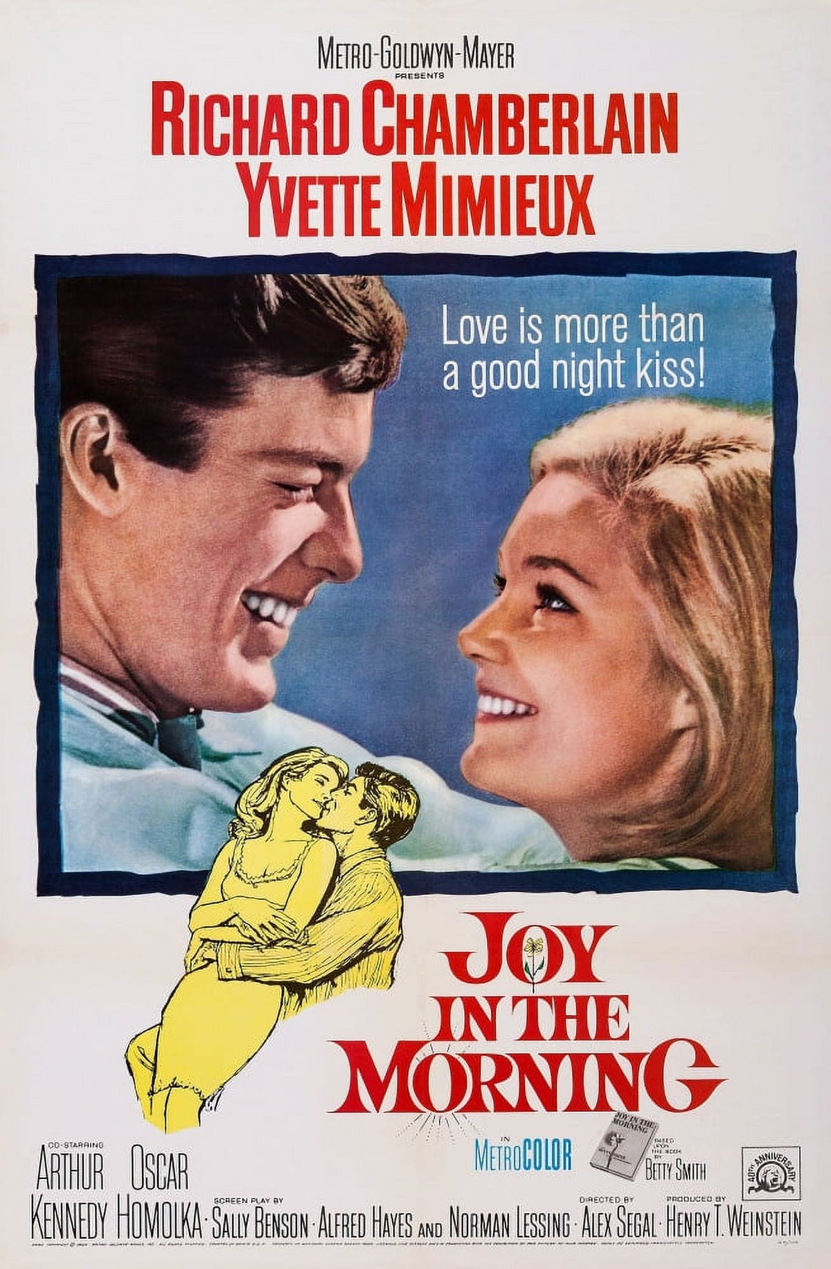 Joy In The Morning movie masterprint poster featuring Richard Chamberlain and Yvette Mimieux.