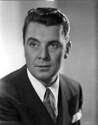 Photo print of George Brent, classic Hollywood portrait.