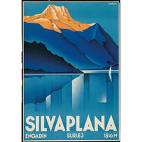 Silvaplana scenic poster print available in multiple sizes