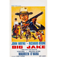 Big Jake movie poster featuring John Wayne, 1971 classic film art print
