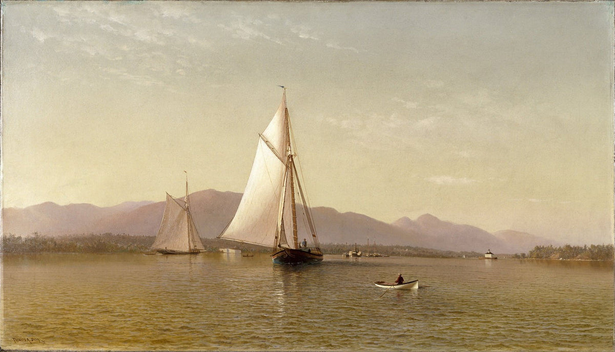 The Hudson River at Tappan Zee Poster Print by Francis Augustus Silva