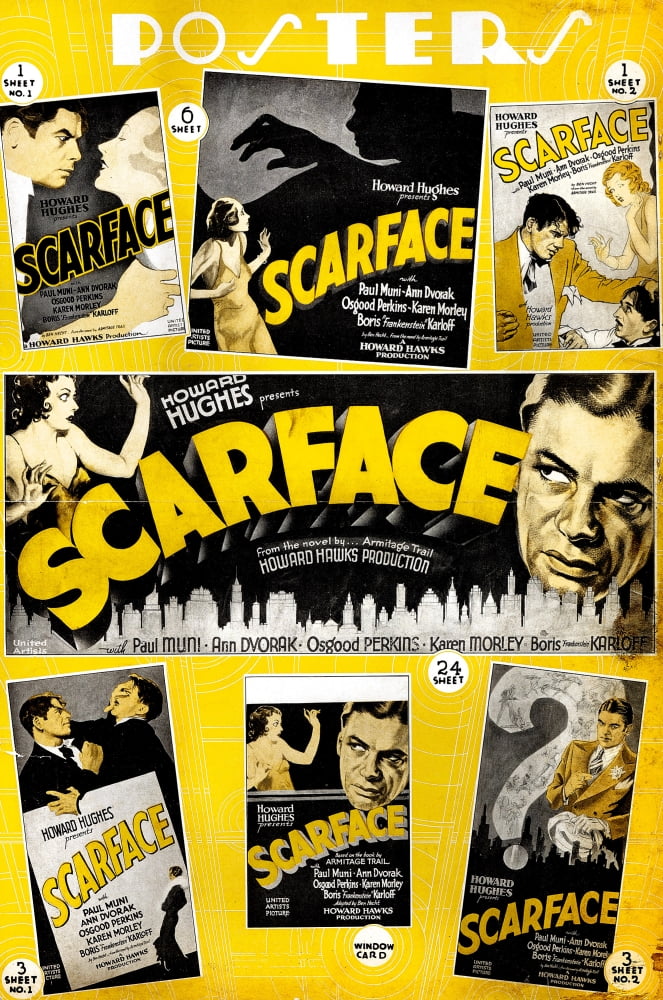 Scarface Movie Masterprint Poster - iconic film art