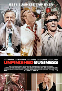 Unfinished Business Movie Poster 27x40 - colorful and vibrant design