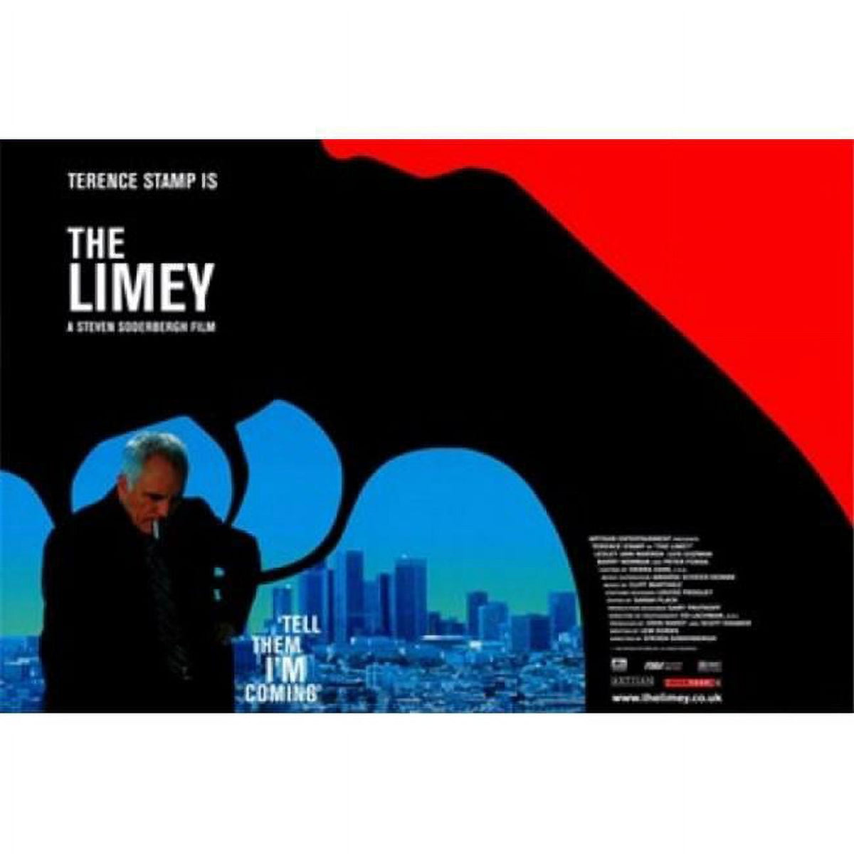 The Limey Movie Poster - 17x11 Print featuring striking film design