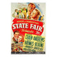 State Fair Movie Poster in 11x17 size, classic film artwork.