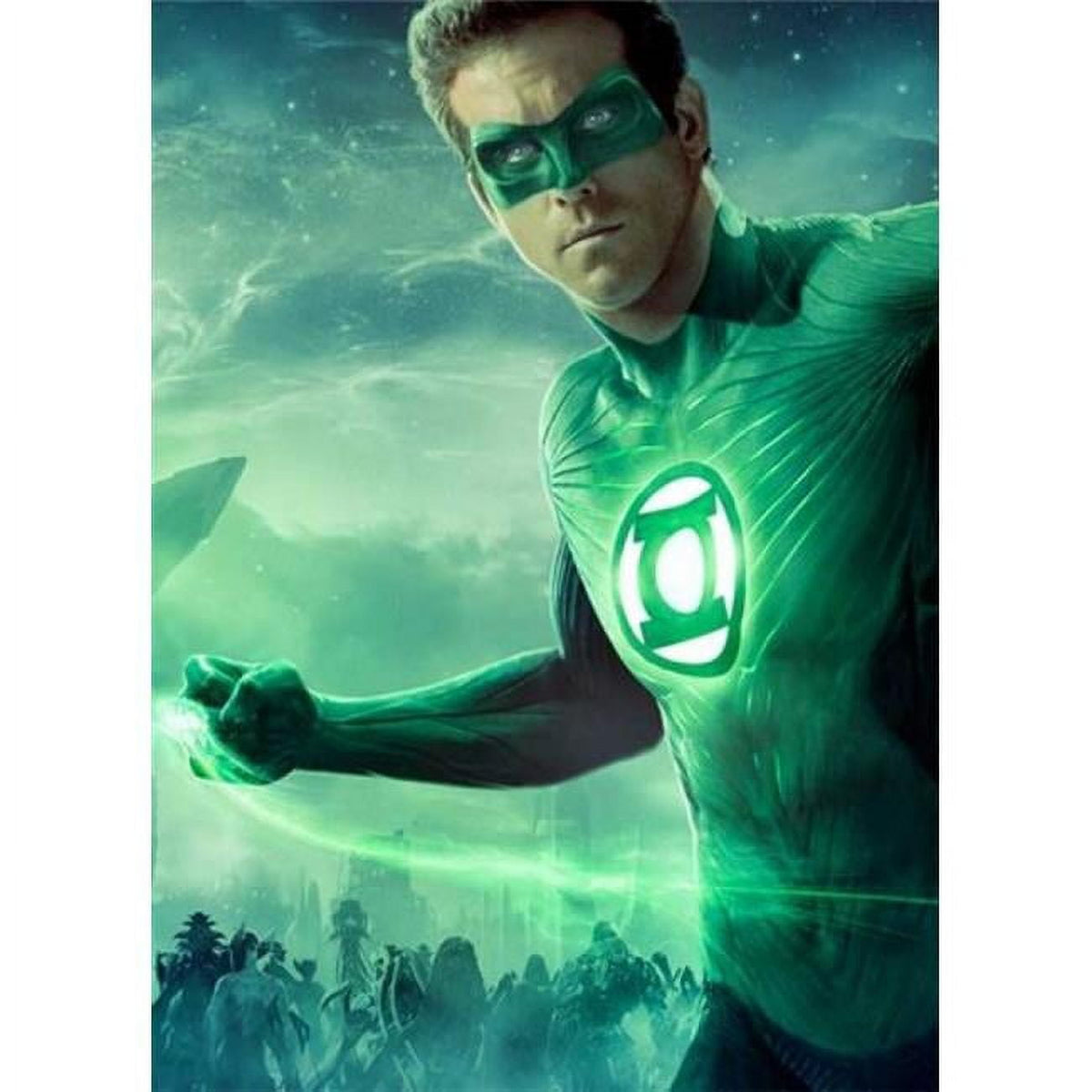 Green Lantern movie poster 11 x 17 print featuring the superhero.