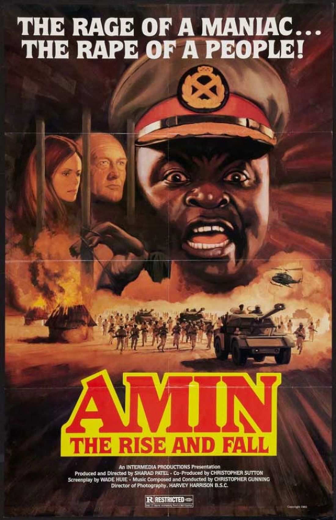Rise and Fall of Idi Amin Movie Poster 11x17