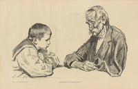 The Story of an Empty Sleeve Poster Print by Charles Dana Gibson
