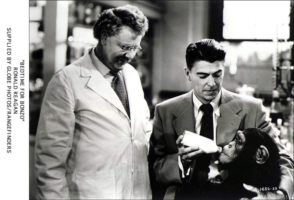Ronald Reagan in Bedtime for Bonzo Photo Print - 10 x 8