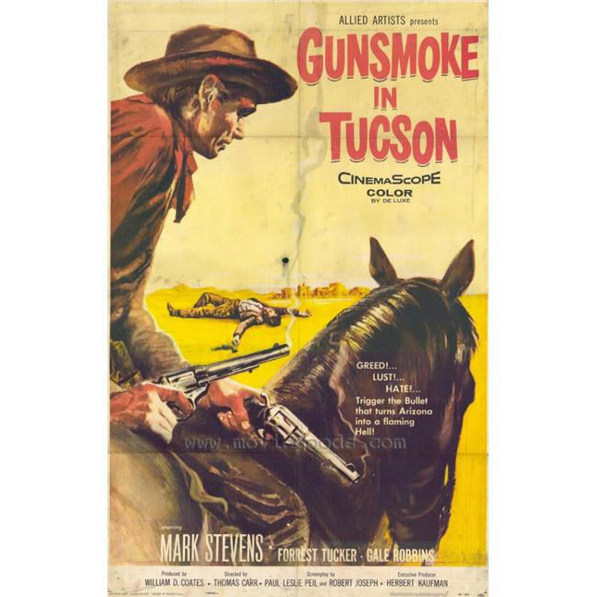 Gunsmoke in Tucson Movie Poster Print 27x40