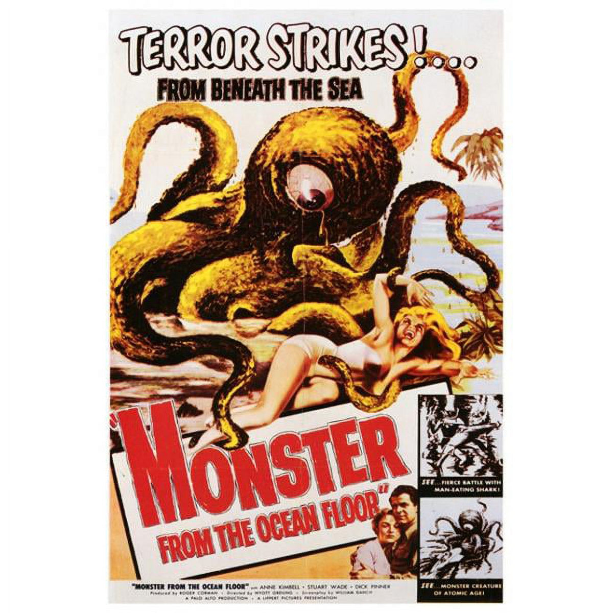 Monster From the Ocean Floor Movie Poster Print 27x40