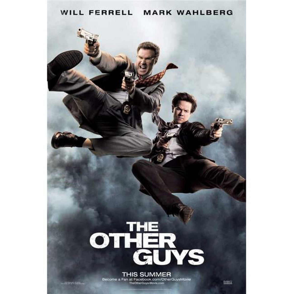 The Other Guys Movie Poster Print 27x40 - vibrant colors and comedic design