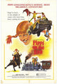 Pippi on The Run movie poster print 27x40 featuring colorful artwork.