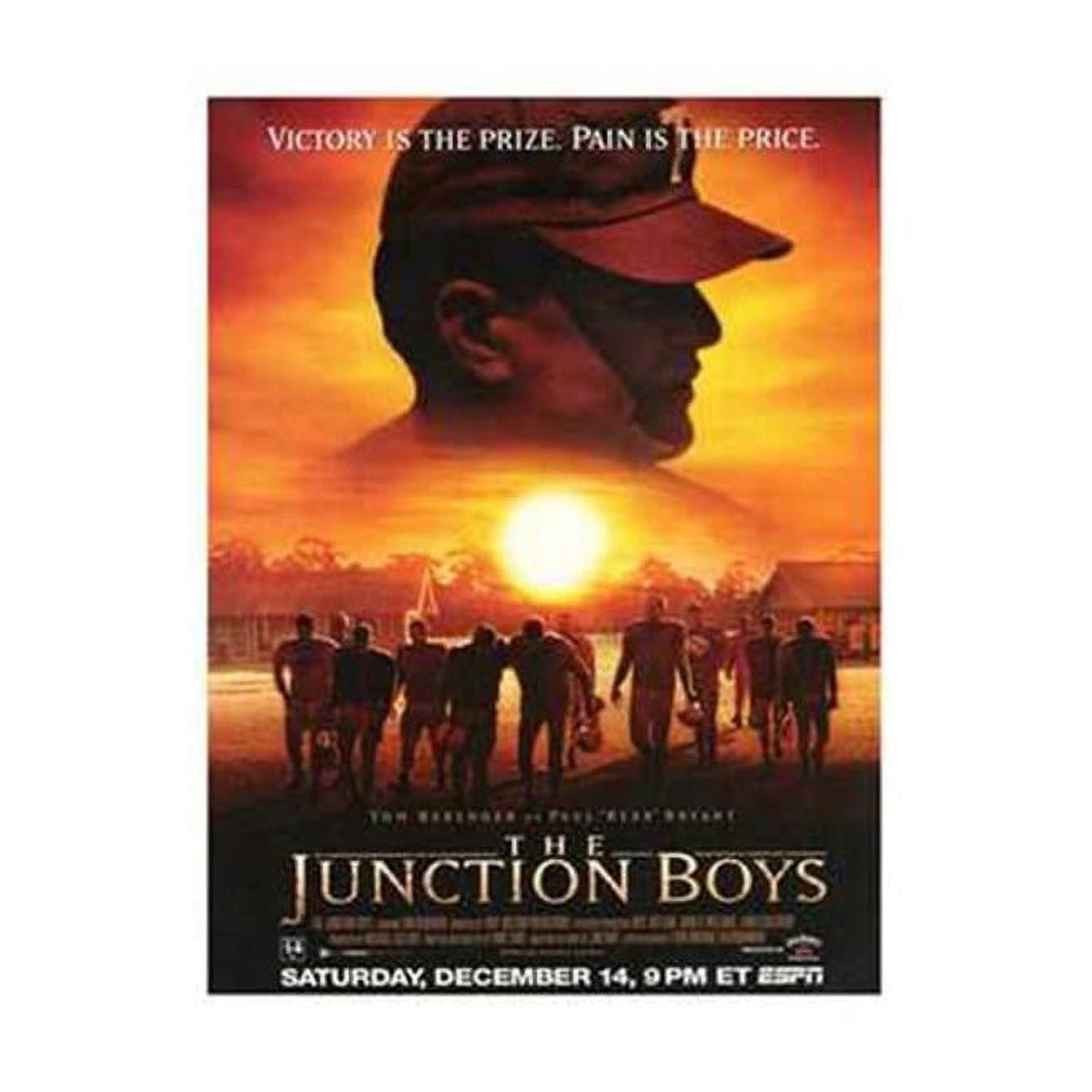 The Junction Boys movie poster 11x17 print featuring sports drama.