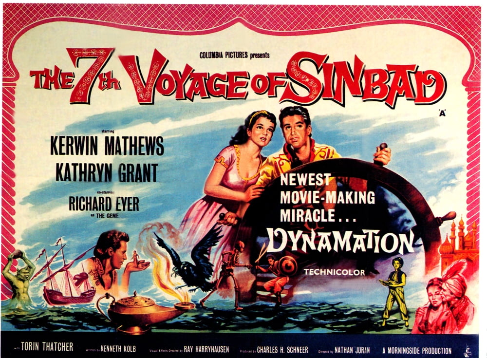 The 7th Voyage of Sinbad movie masterprint poster - 14x11