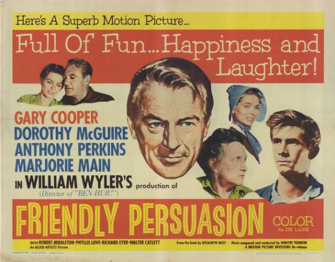 Friendly Persuasion Movie Poster Print 27x40 inches.