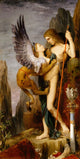 Oedipus and The Sphinx fine art poster print, available in multiple sizes.