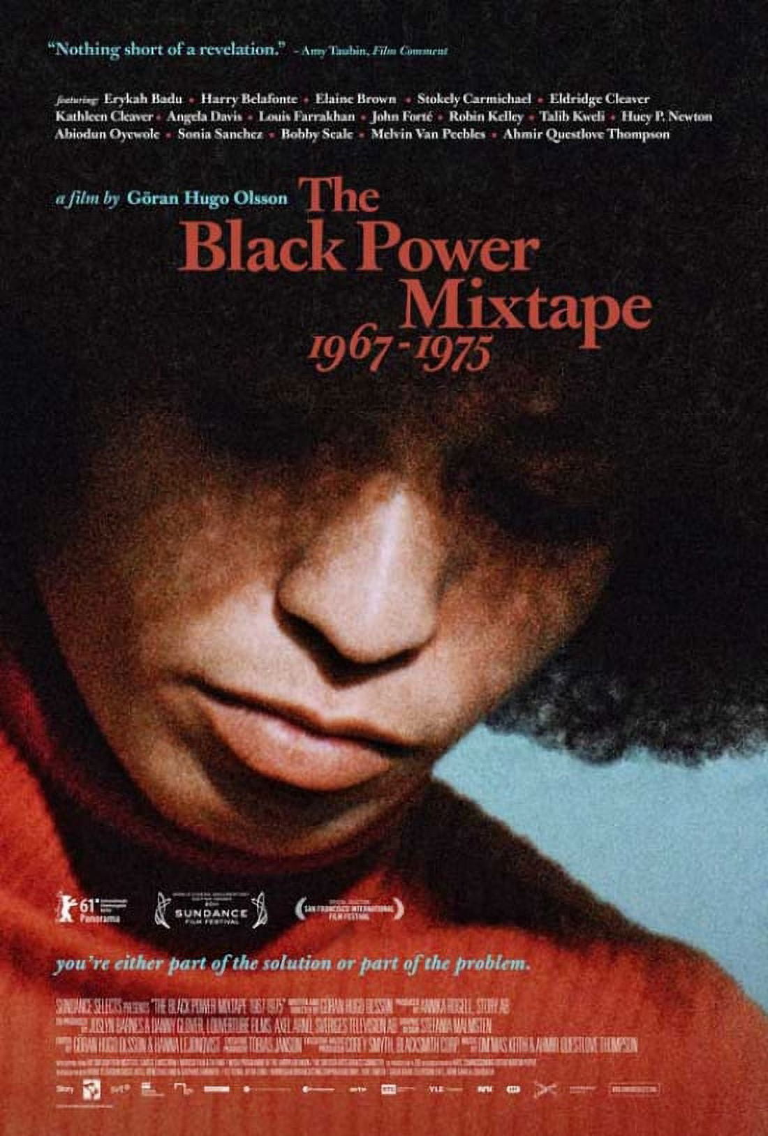 The Black Power Mixtape 1967-1975 Movie Poster 11x17