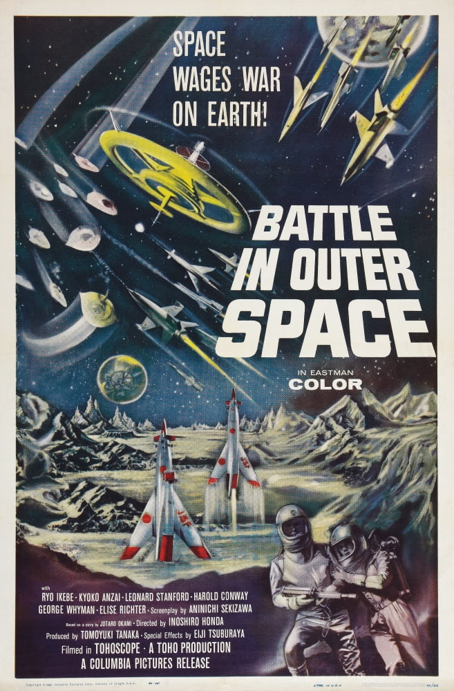 Battle in Outer Space movie masterprint poster 1959