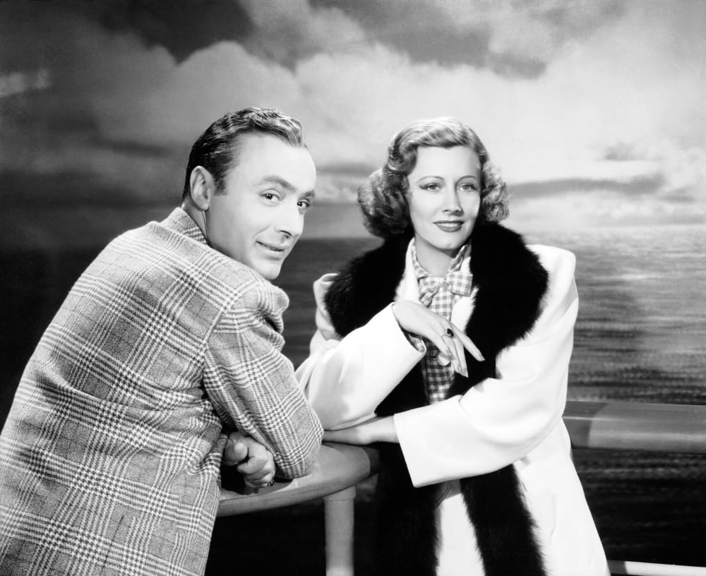 Love Affair movie poster print featuring Charles Boyer and Irene Dunne.