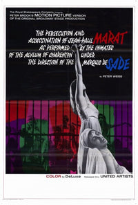 Marat de Sade movie poster print 27x40