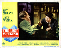 The Lost Weekend Movie Poster Print featuring Howard Da Silva and Ray Milland from 1945