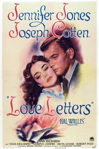 Love Letters Movie Masterprint Poster Print featuring Jennifer Jones and Joseph Cotten from 1945.