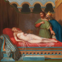 La Femme Du Roi Candaule 1846 Art Print by Charles-Victoire-Frederic Moench
