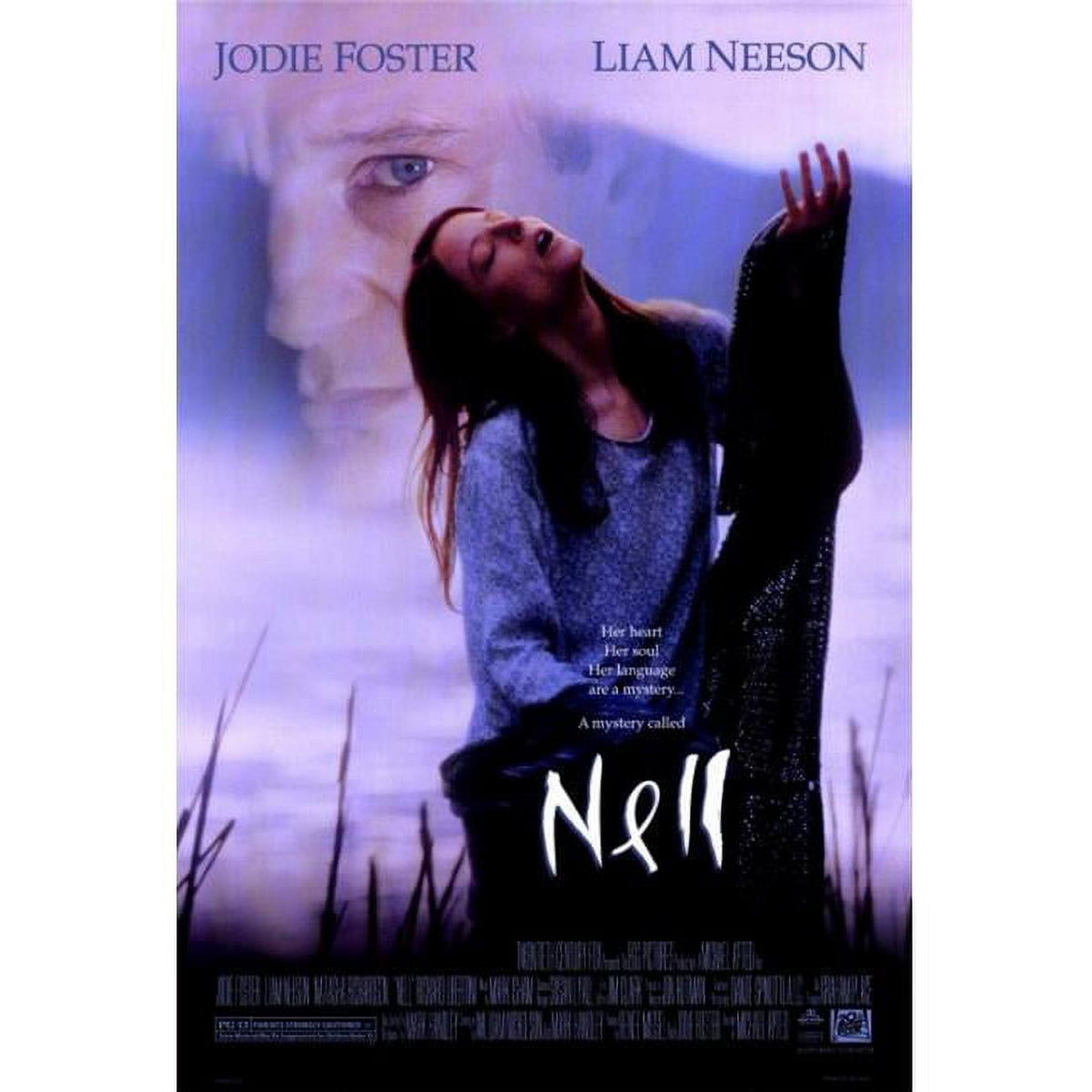 Nell Movie Poster Print 27x40 featuring dramatic imagery from the film.