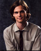 Close-up photo print of Matthew Gray Gubler from Criminal Minds in a brown patterned shirt.