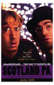 Scotland PA movie poster featuring unique design, 11x17 print.