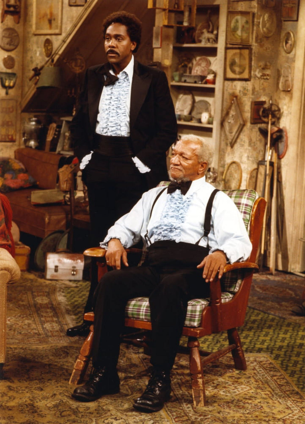 Sanford & Son in Formal Outfit Portrait Photo Print