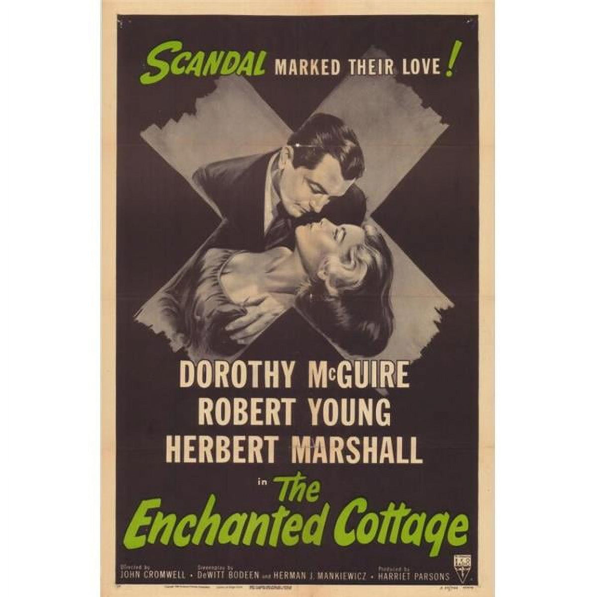 The Enchanted Cottage Movie Poster Print - 27x40