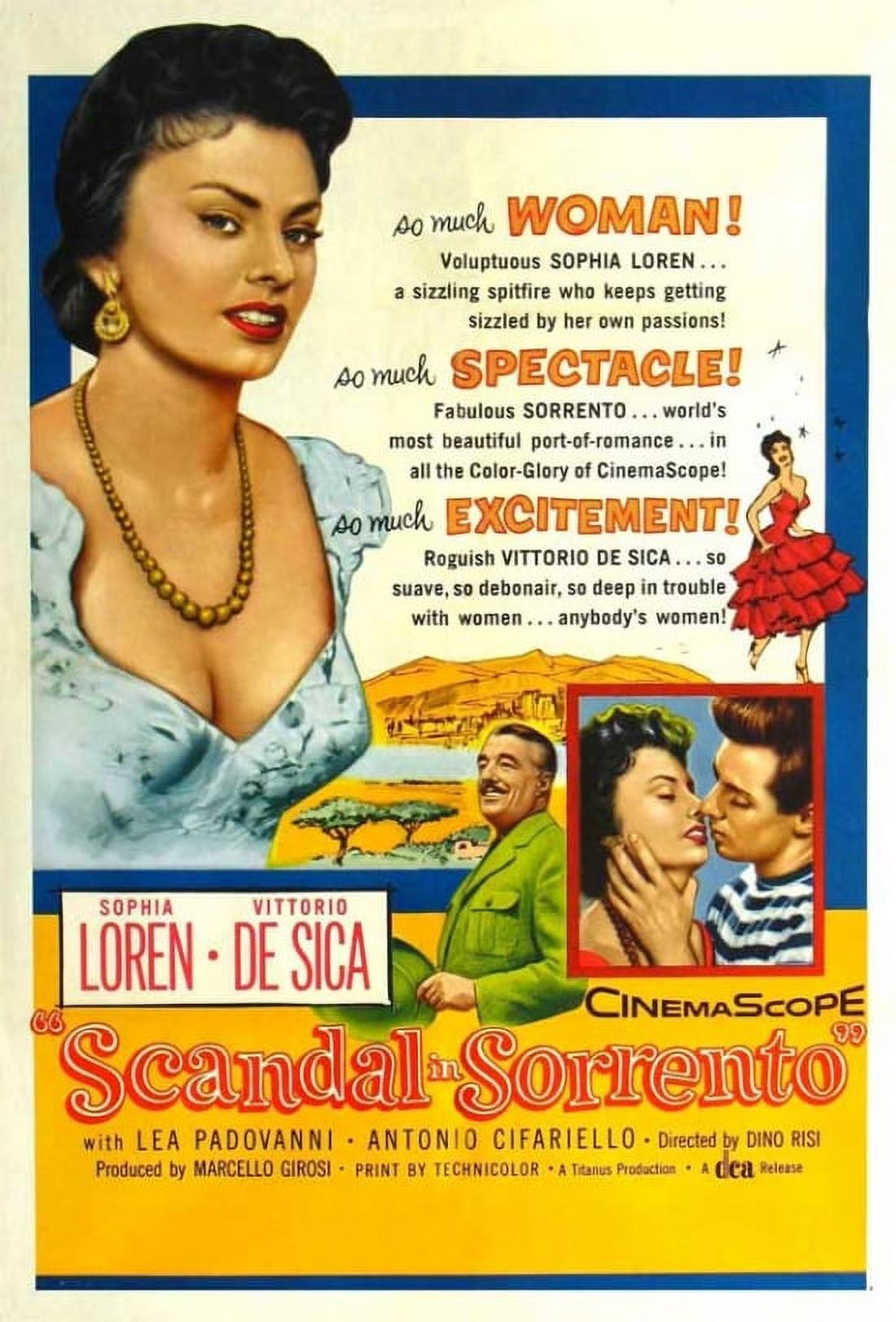 Scandal in Sorrento Movie Poster 11x17 print