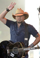 Jason Aldean concert poster print from NBC Today Show at Rockefeller Plaza, New York, July 31, 2015.
