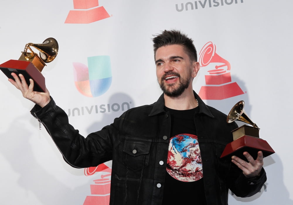 Juanes poster print from the 18th Annual Latin Grammy Awards, MGM Grand, Las Vegas.
