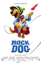 Rock Dog Movie Poster featuring vibrant artwork and colorful characters.