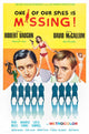 One Of Our Spies Is Missing movie poster print featuring Robert Vaughn and David McCallum.
