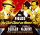 You Can't Cheat an Honest Man movie poster featuring W.C. Fields and Charlie McCarthy.