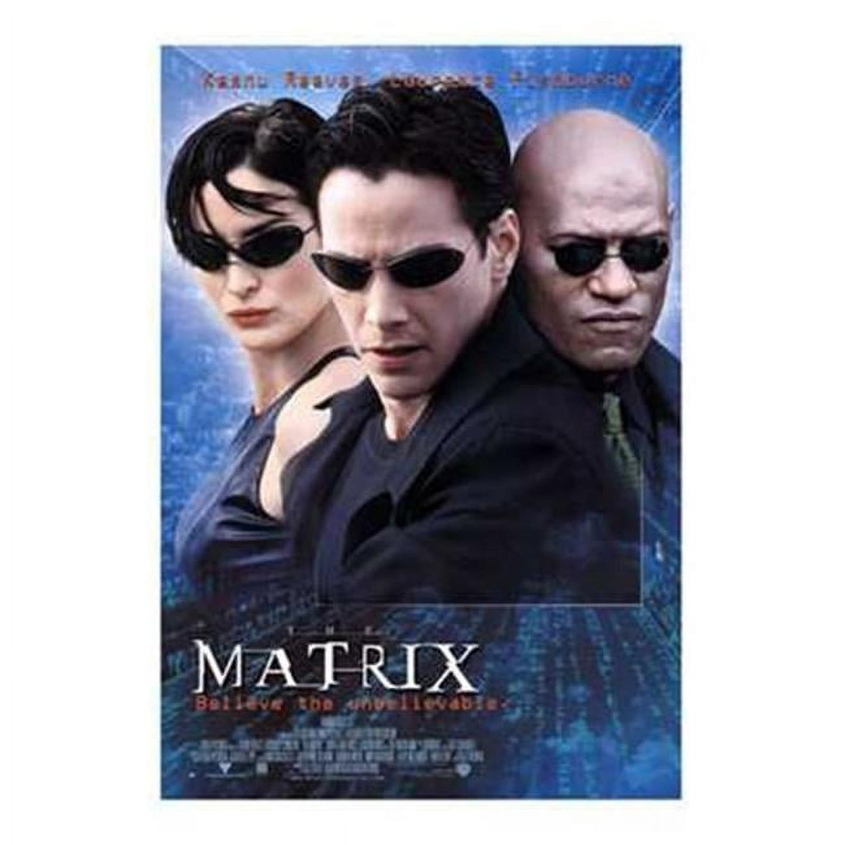 The Matrix Movie Poster - 11x17 print showcasing iconic sci-fi imagery.
