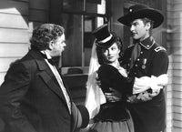 They Died With Their Boots On movie poster print featuring Errol Flynn and Olivia De Havilland