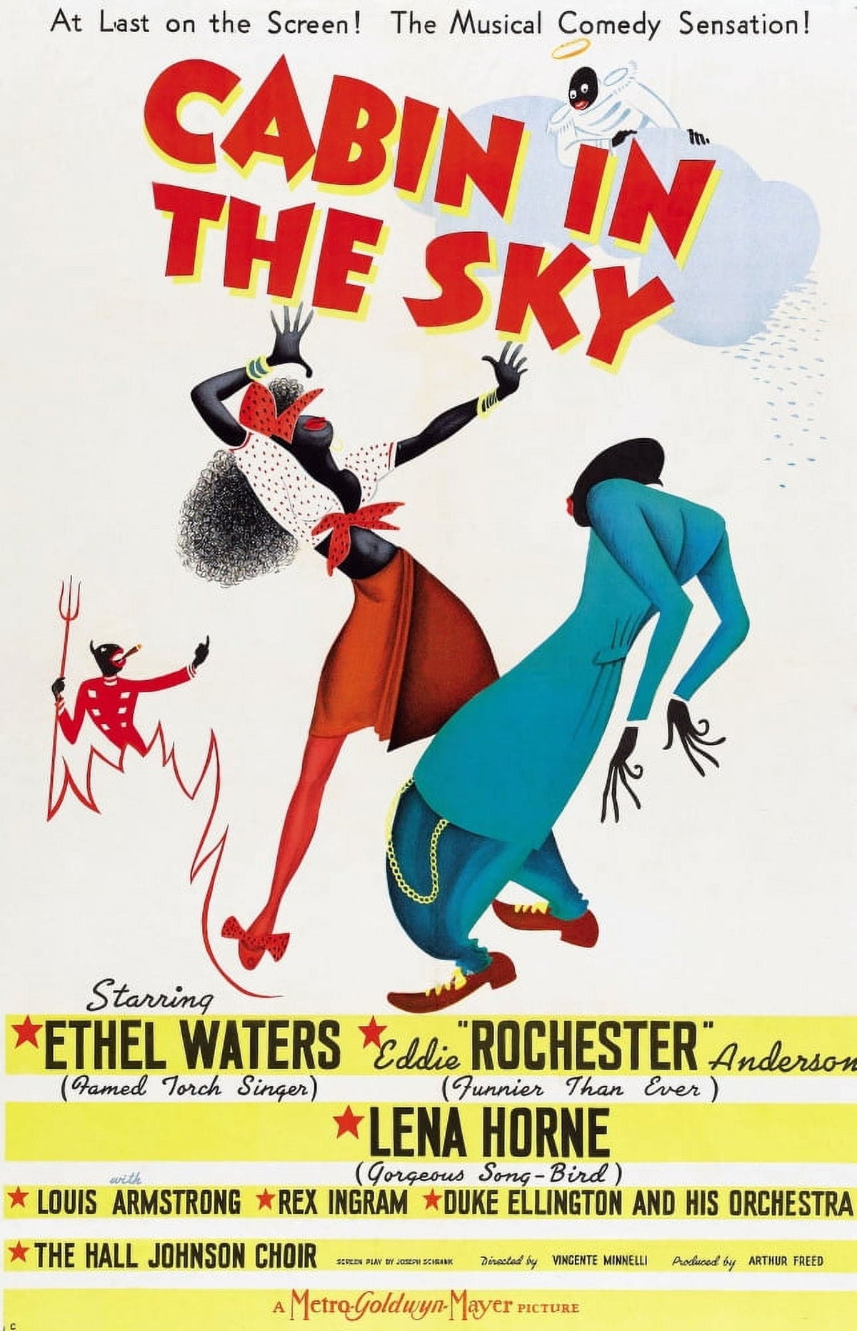 Cabin In The Sky Movie Poster Masterprint showcasing classic cinema art.