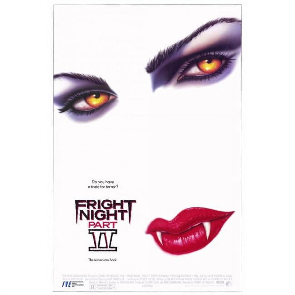 Fright Night Part II Movie Poster Print - 27x40 showcasing horror film imagery.