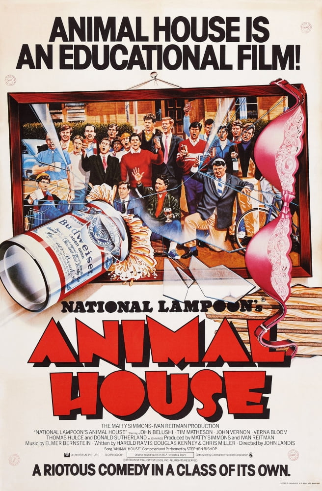 National Lampoon's Animal House movie masterprint poster 11x17.